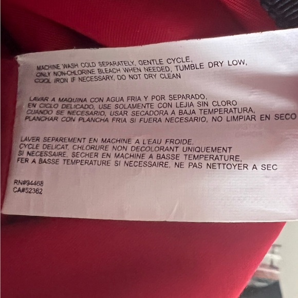 EUC | Nautica | Red Trench Coat | Size Small - Picture 7 of 7